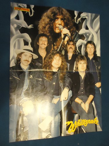 Poster whitesnake verso - whitesnake,